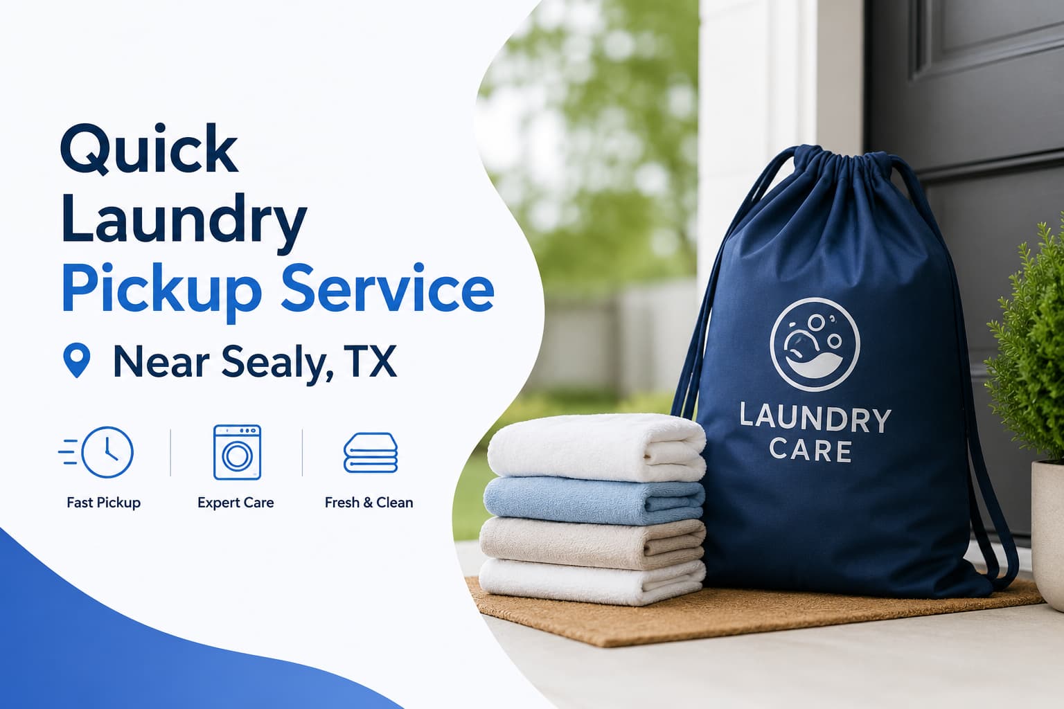 Laundry Pickup Service Near Sealy, TX